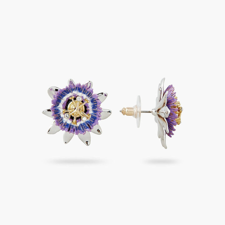 Passionflower Sleeper Earrings | AQPG1061 - Les Nereides