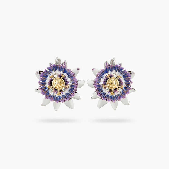 Passionflower Sleeper Earrings | AQPG1061 - Les Nereides