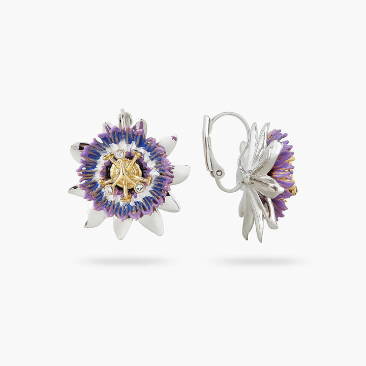 Passionflower Sleeper Earrings | AQPG1061 - Les Nereides