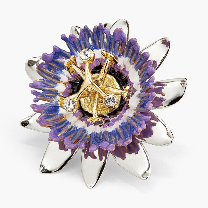 Passionflower Sleeper Earrings | AQPG1061 - Les Nereides