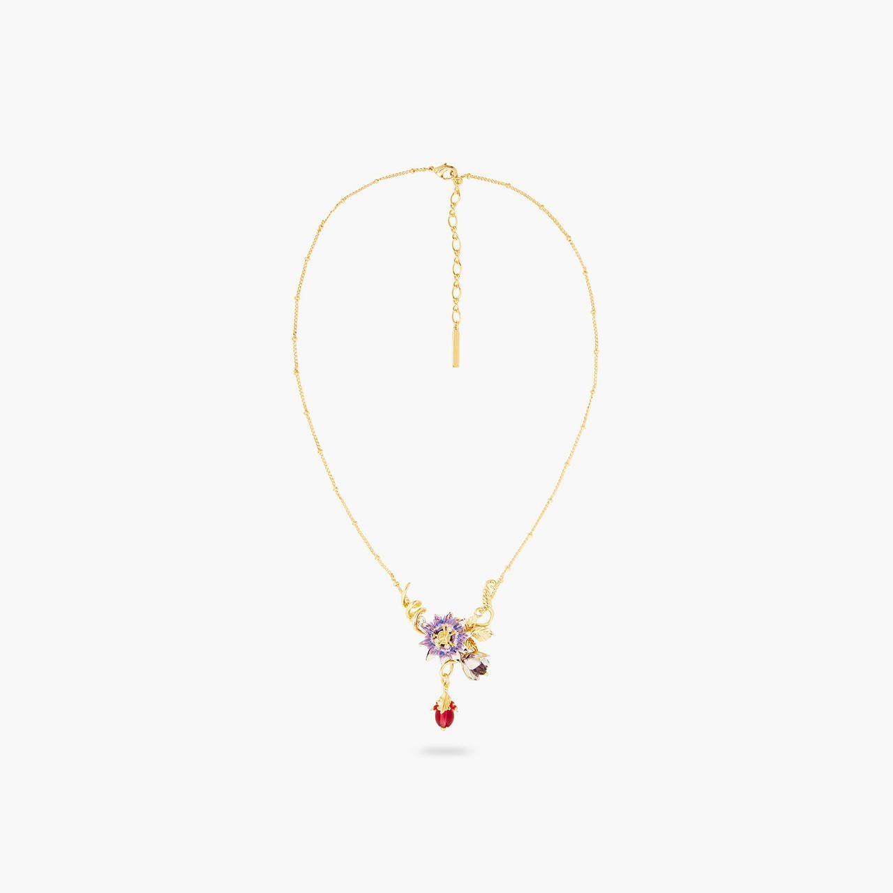Passionflower Statement Necklace | AQPG3061 - Les Nereides