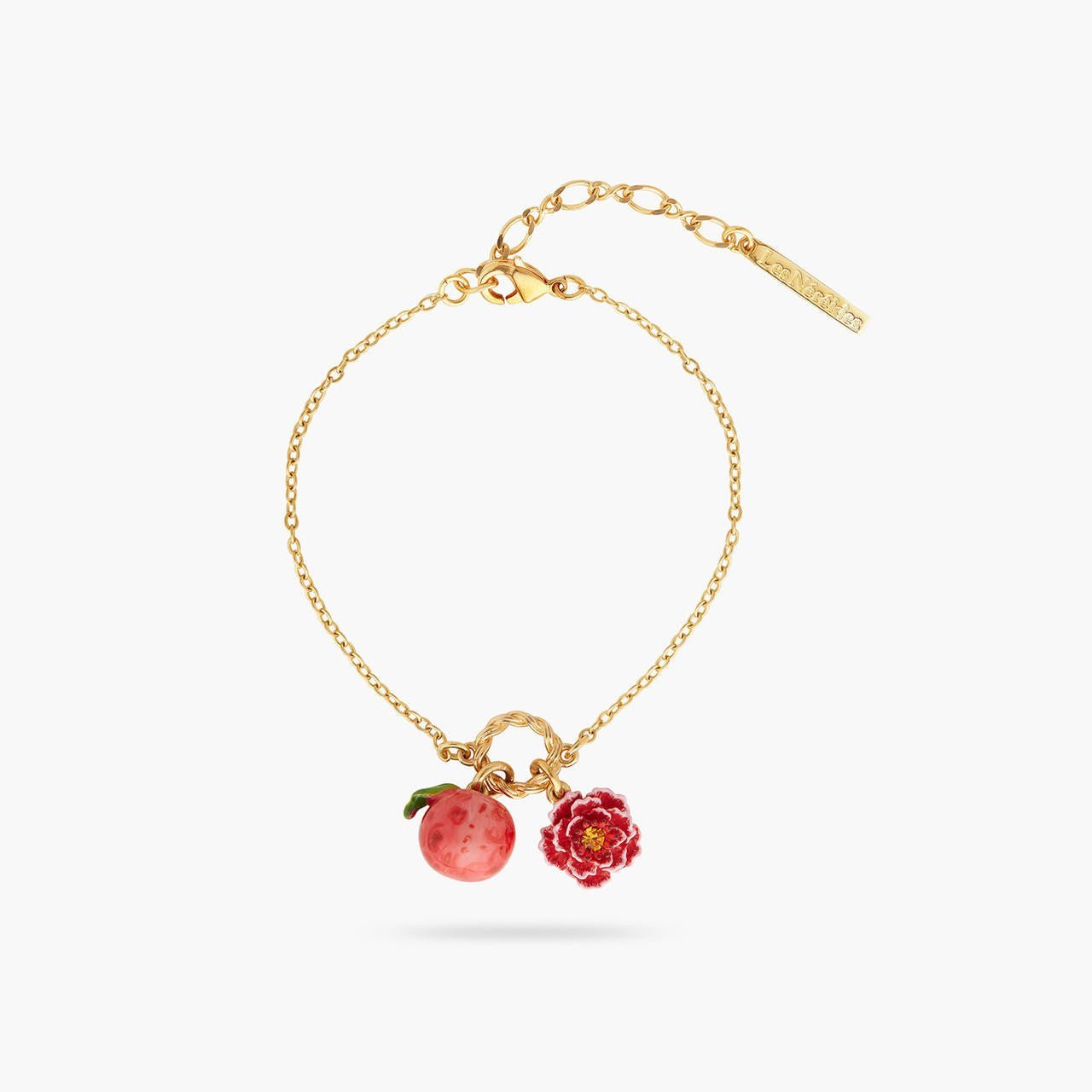 Peach And Peach Blossom Fine Bracelet | AQVT2031 - Les Nereides
