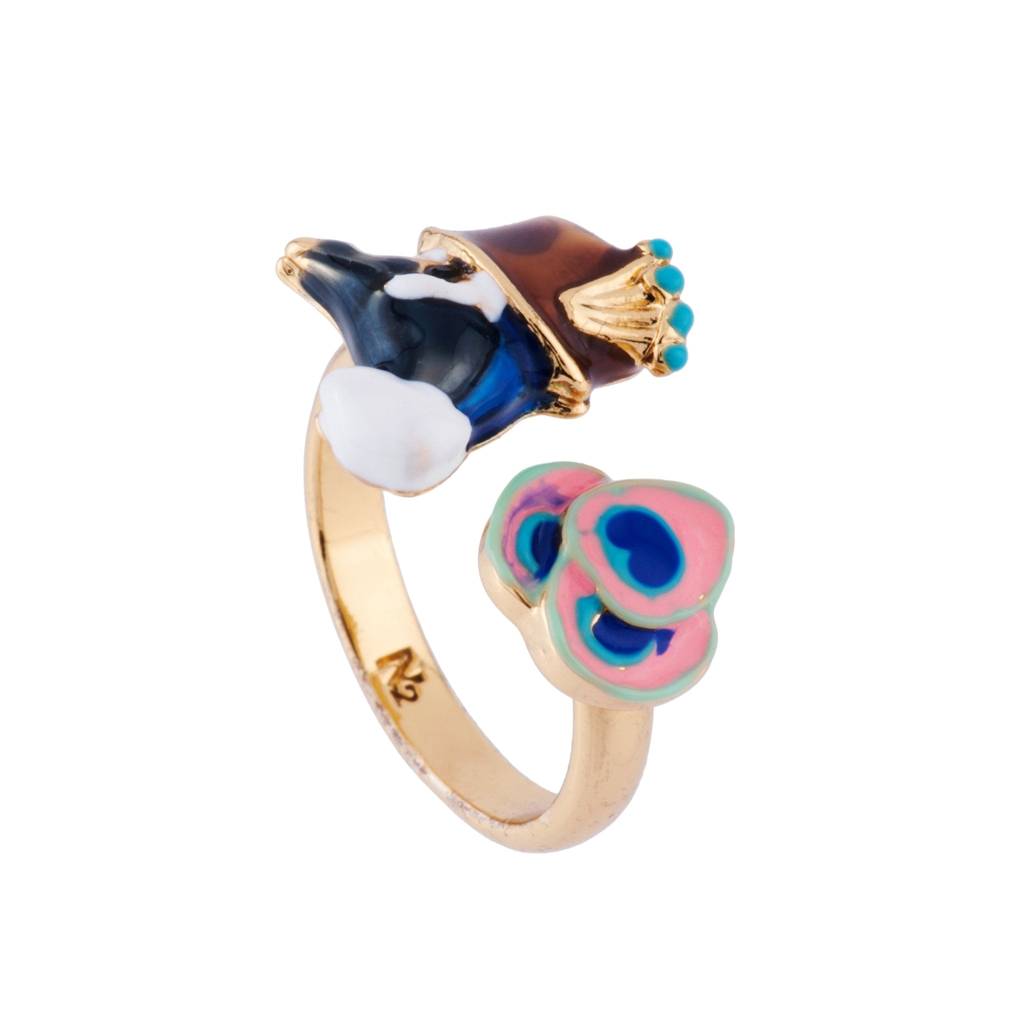Peacock Gentiment Joyeux Léon Rings | AGGJ6011 - Les Nereides