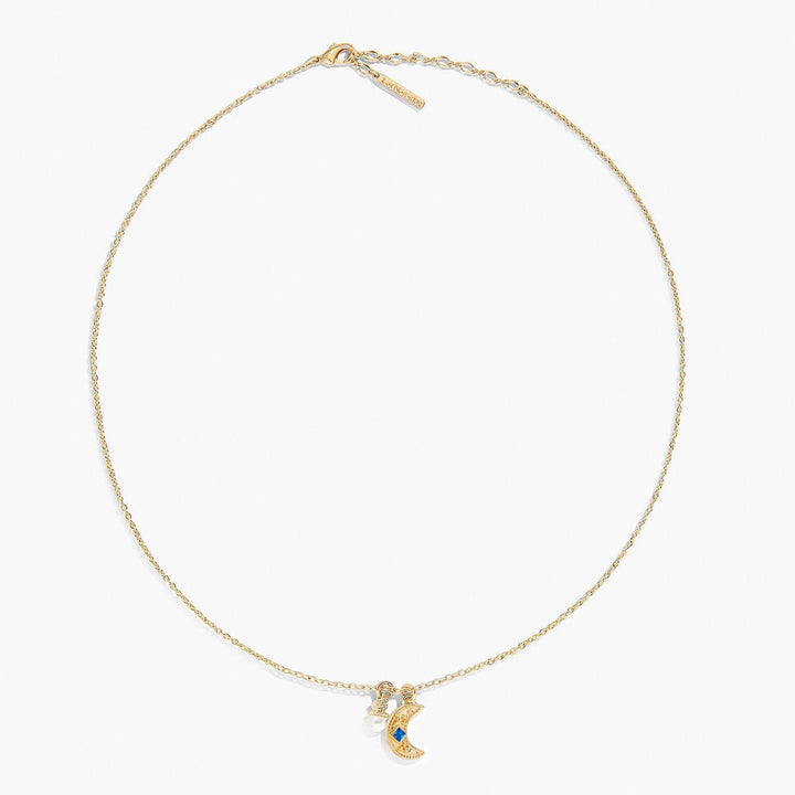 Pearl And Moon Necklace | APJS3071 - Les Nereides