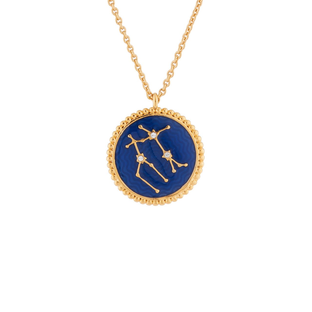Pendant Gemini Zodiac Sign Necklace | AJCS303 - Les Nereides