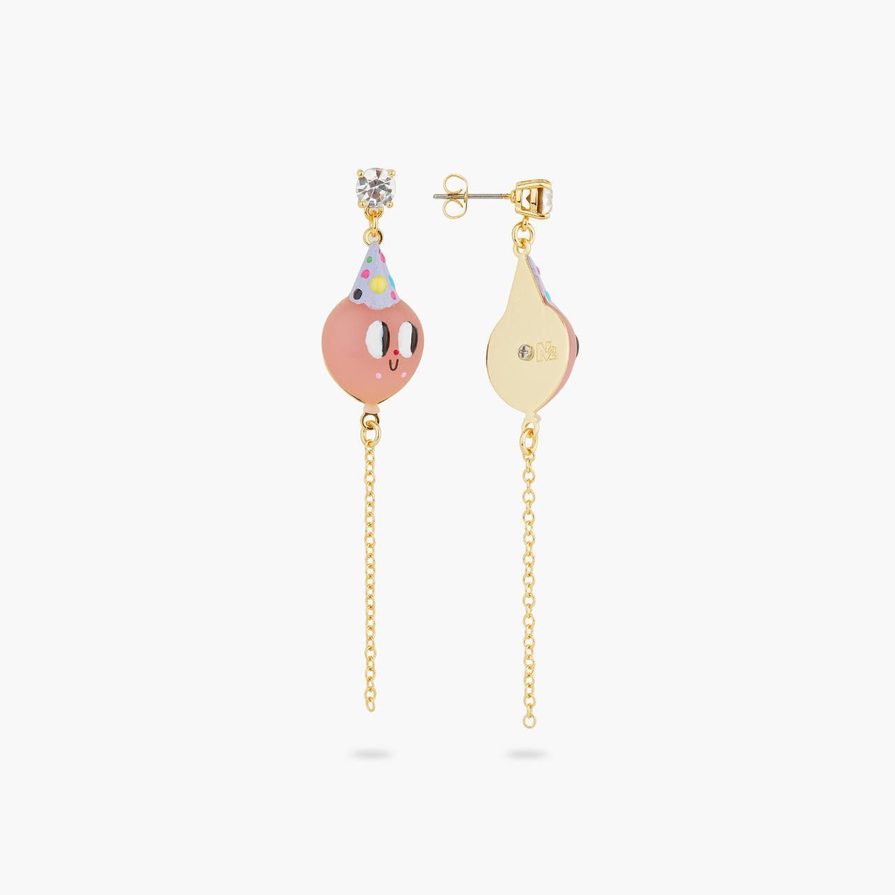 Pink ballon earrings | AQPP1071 - Les Nereides