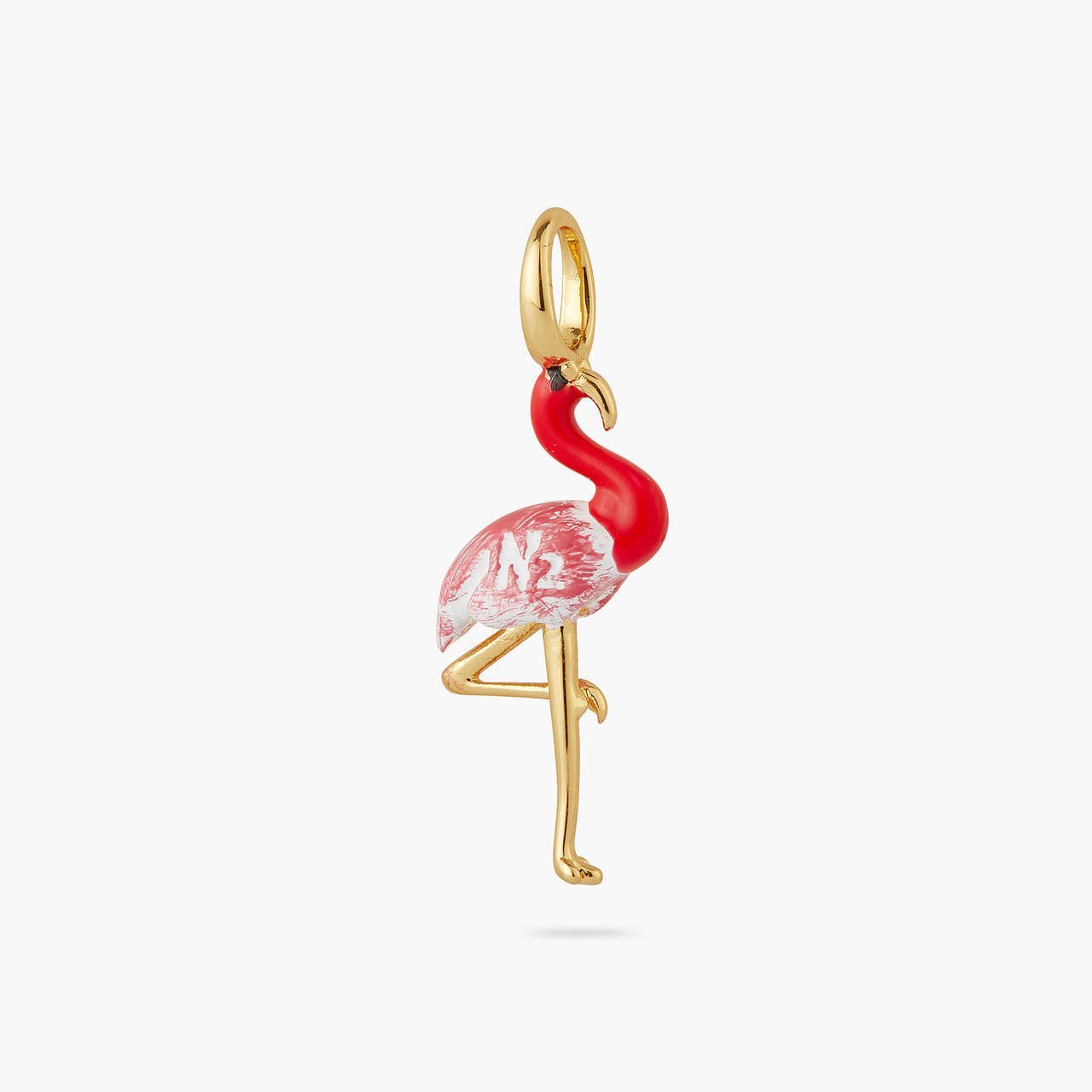 Pink flamingo charm | AQCH4011 - Les Nereides