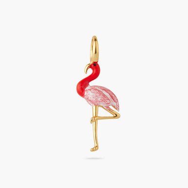 Pink flamingo charm | AQCH4011 - Les Nereides