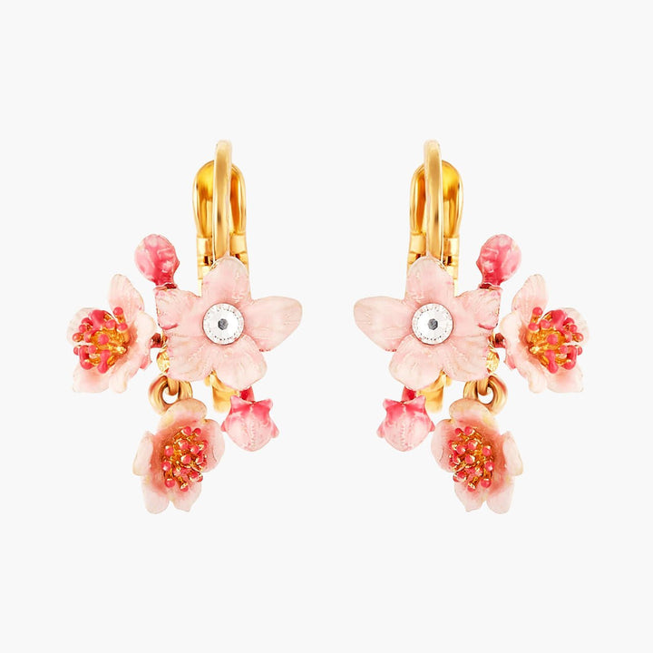 Pink Japanese Cherry Blossom Earrings | ANHA1031 - Les Nereides