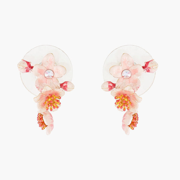 Pink Japanese Cherry Blossom Earrings | ANHA1031 - Les Nereides