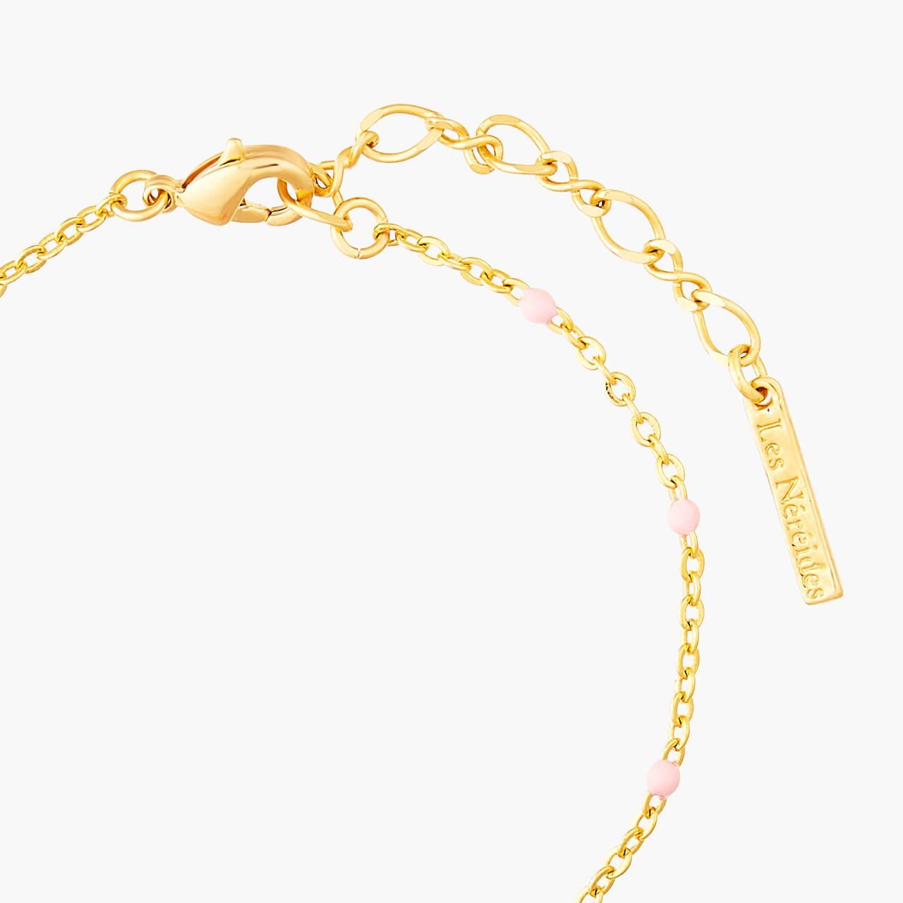 Pink Japanese Cherry Blossom Thin Bracelet | ANHA2031 - Les Nereides