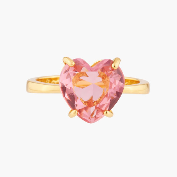 Pink Peach Hearthstone La Diamantine Solitaire Rings | Akld617/11 - Les Nereides