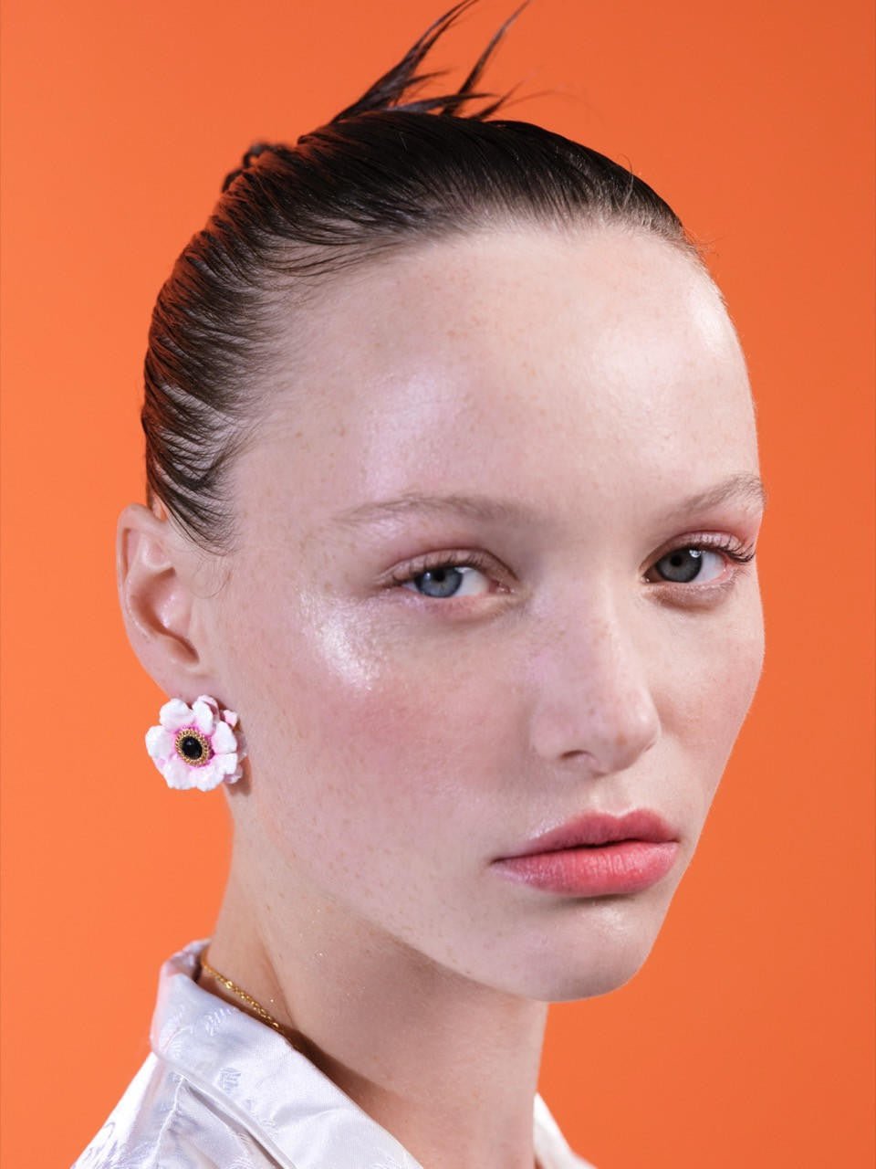 Pink Peony Earrings | ARPF1051 - Les Nereides