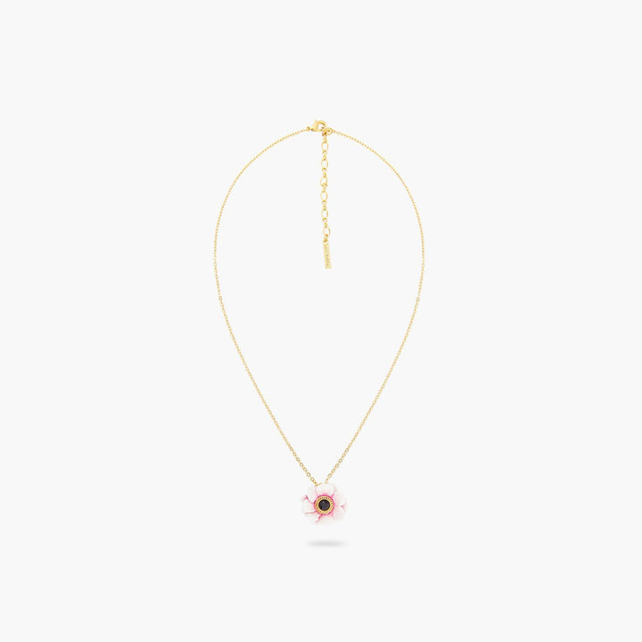 Pink Peony Fine Necklace | ARPF3031 - Les Nereides