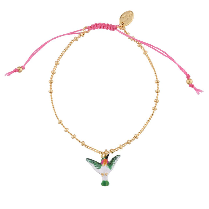 Pink Silk Thread With Hummingbird Bracelet | Ajgift2011 - Les Nereides