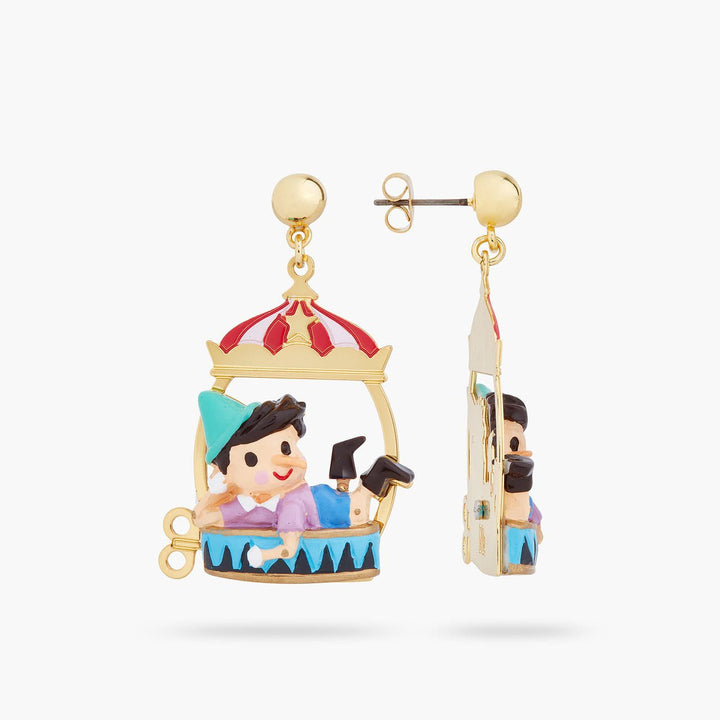 Pinocchio And Circus Tent Earrings | ARPI1011 - Les Nereides