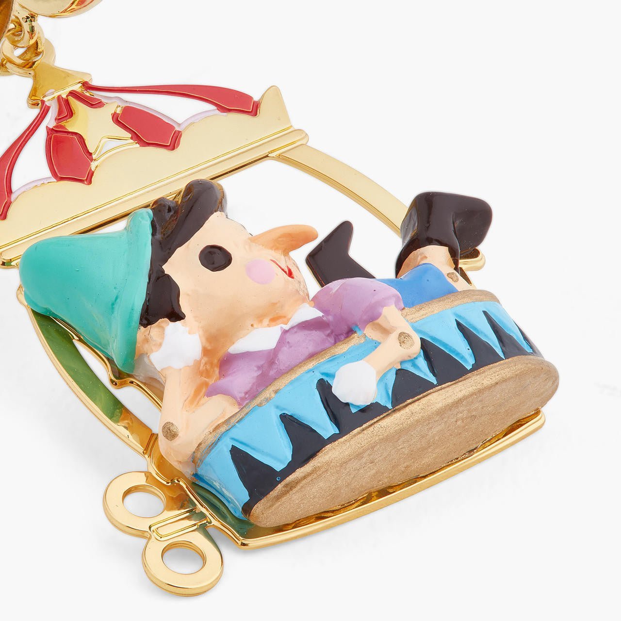 Pinocchio And Circus Tent Earrings | ARPI1011 - Les Nereides