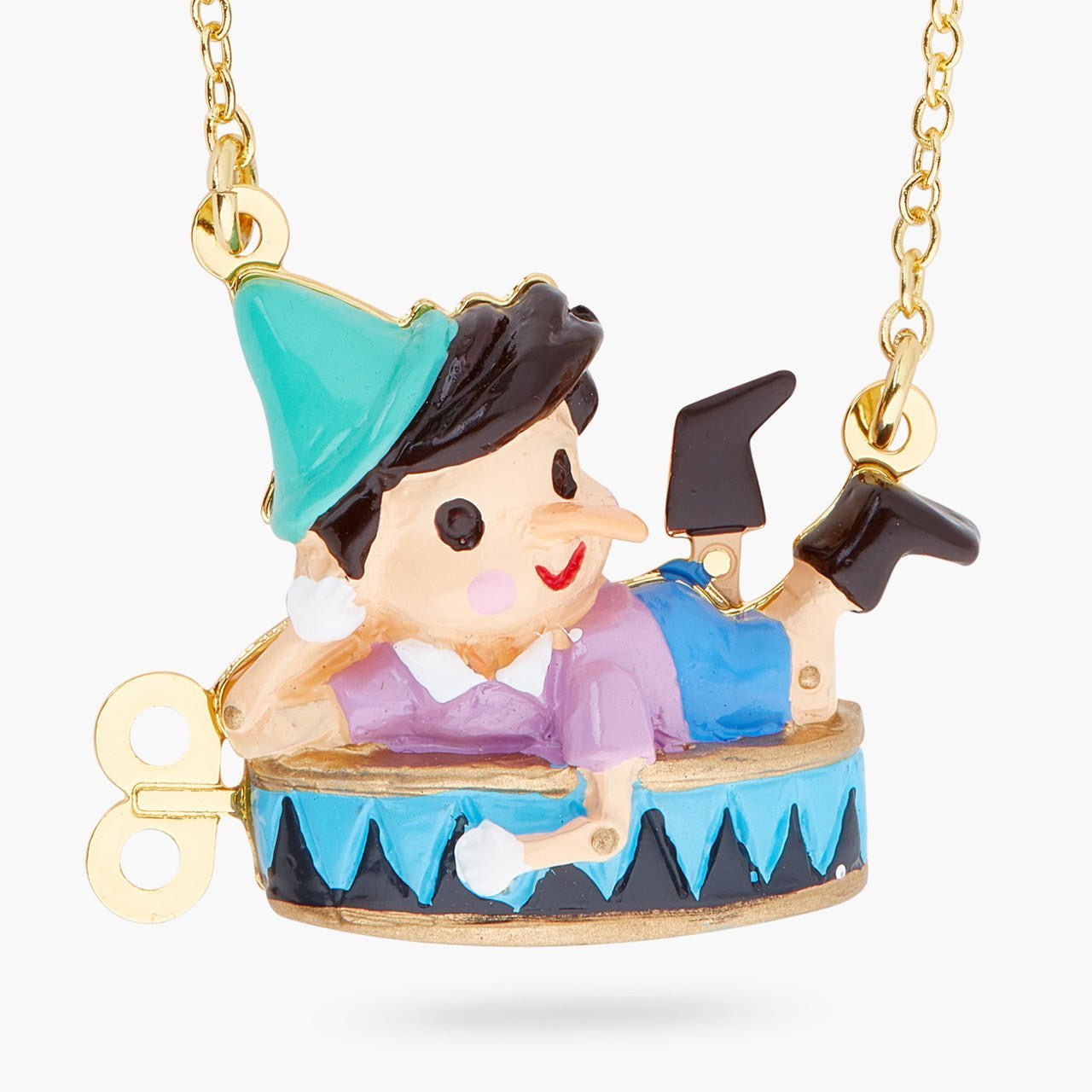 Pinocchio And Circus Tent Necklace | ARPI3011 - Les Nereides