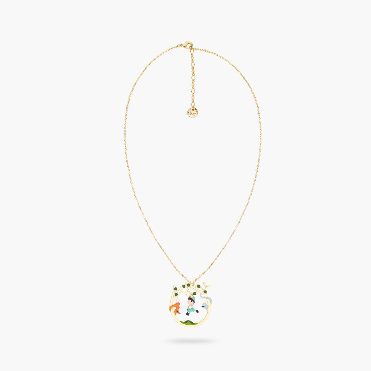 Pinocchio And Friends In The Forest Necklace | ARPI3111 - Les Nereides
