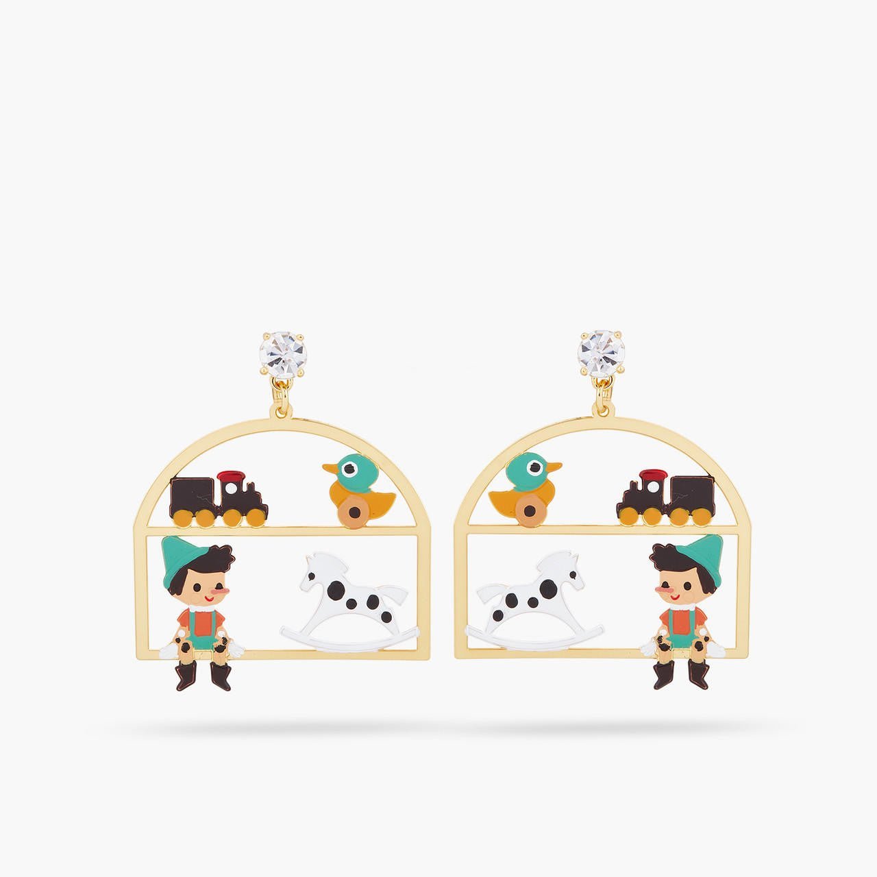 Pinocchio And Toys Earrings | ARPI1031 - Les Nereides
