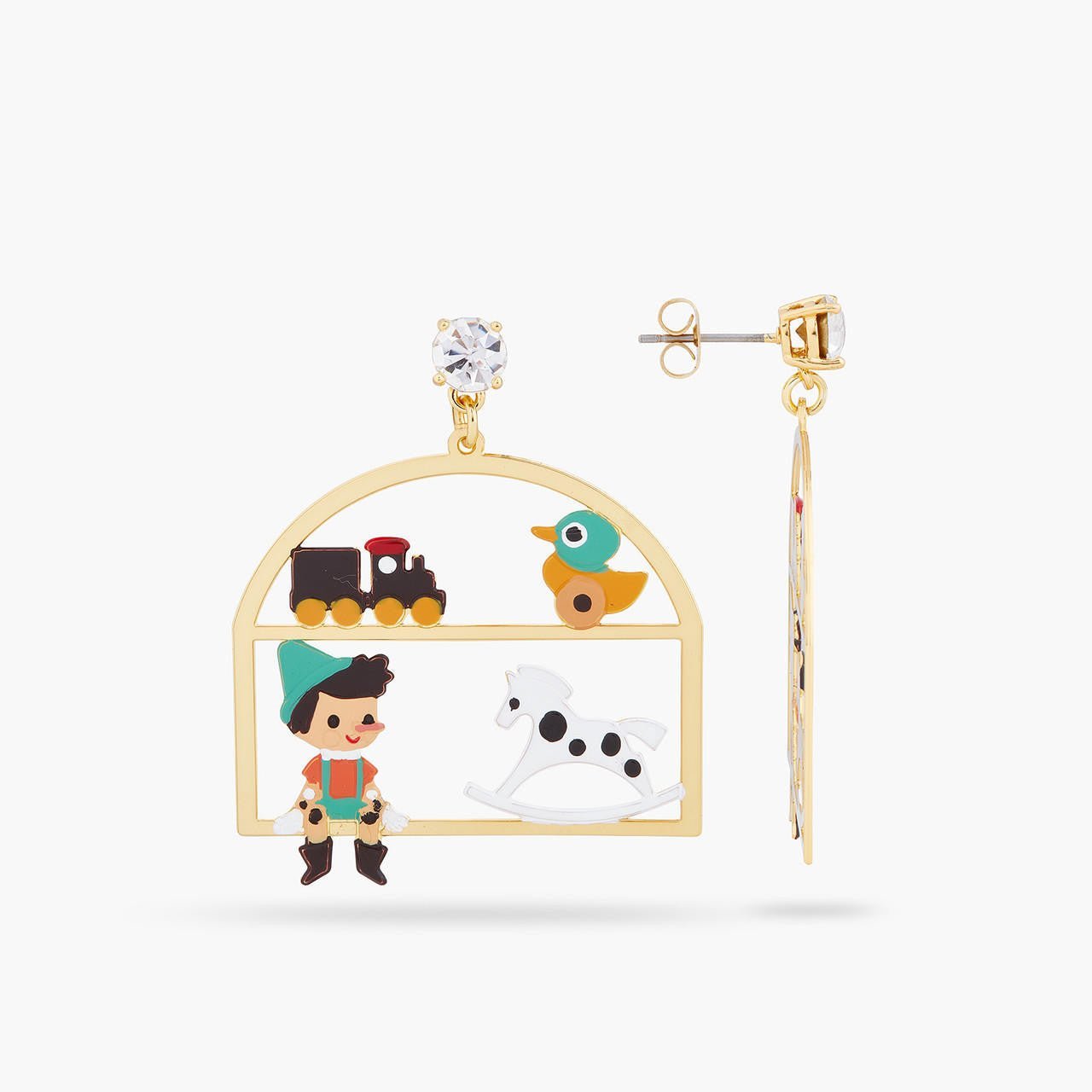 Pinocchio And Toys Earrings | ARPI1031 - Les Nereides