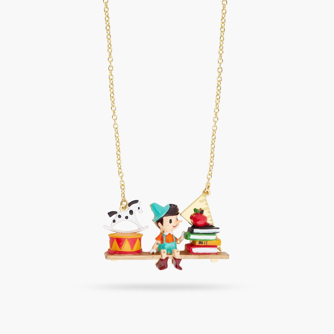 Pinocchio And Toys Statement Necklace | ARPI3031 - Les Nereides