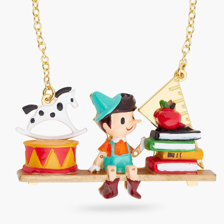 Pinocchio And Toys Statement Necklace | ARPI3031 - Les Nereides