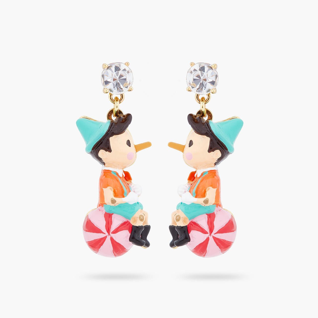 Pinocchio On His Ball Earrings | ARPI1091 - Les Nereides