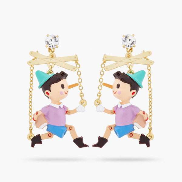 Pinocchio Puppet Earrings | ARPI1041 - Les Nereides