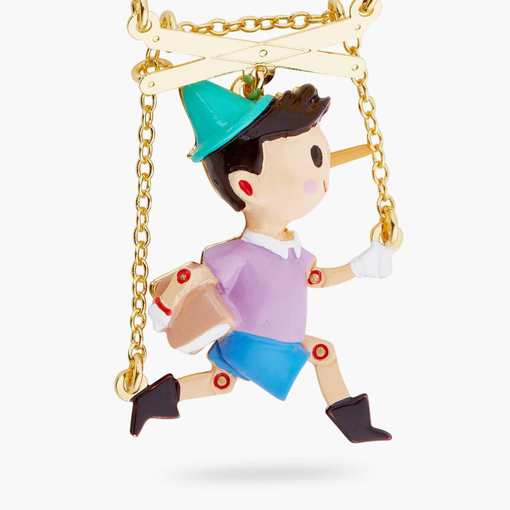 Pinocchio Puppet Pendant Necklace | ARPI3041 - Les Nereides