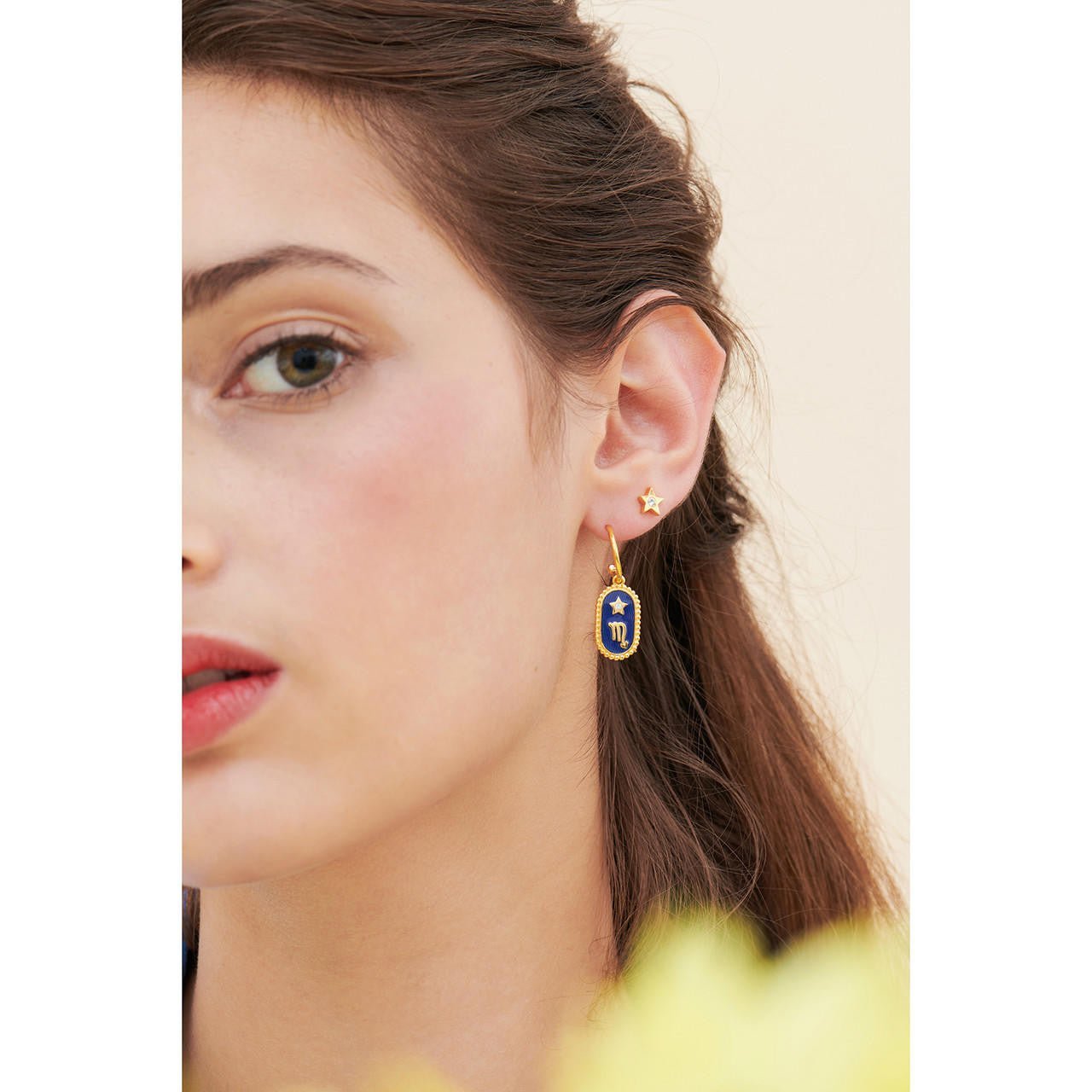 Pisces Zodiac Sign Earrings | ANCS1121 - Les Nereides