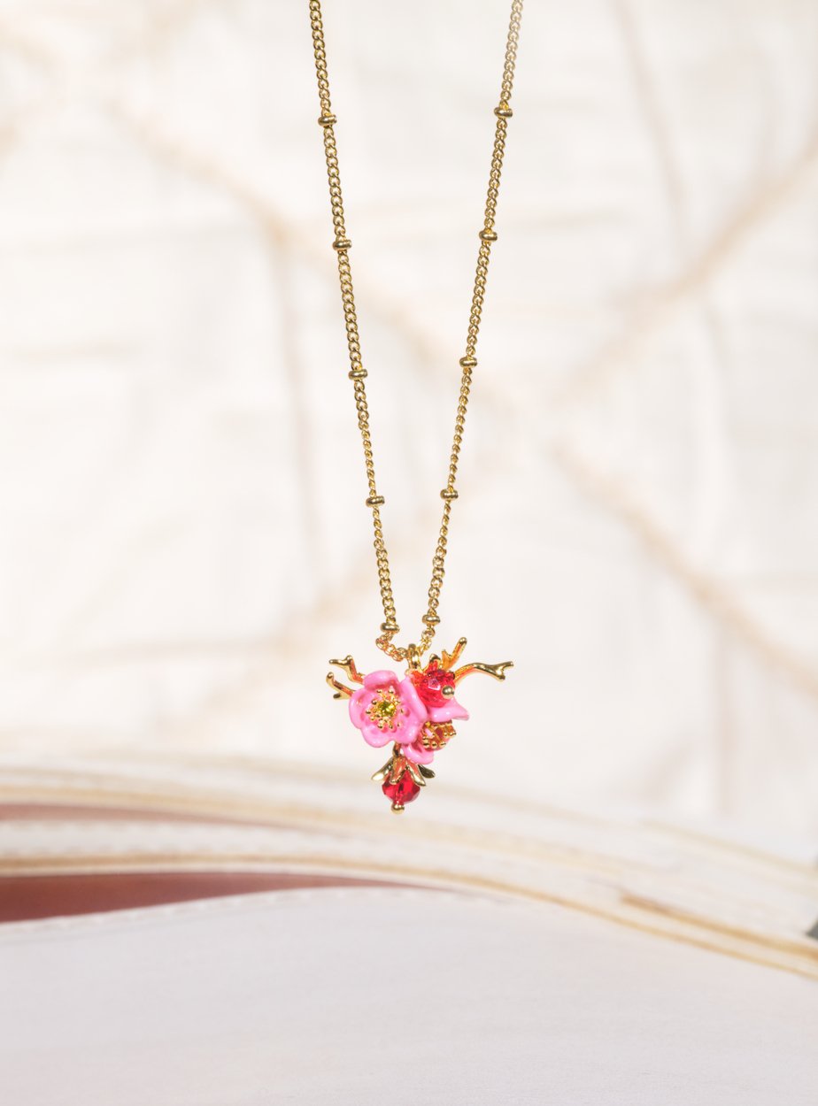 Plum Blossom Pendant Necklace | ASPL3021 - Les Nereides