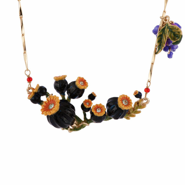 Poppies & Flower Bunch Necklace | AFCH3041 - Les Nereides