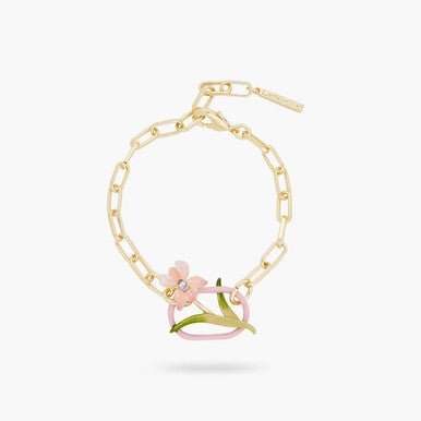 Powder Pink Iris Bracelet | ARMF2061 - Les Nereides