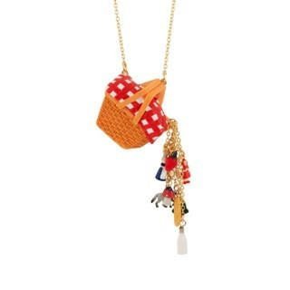 Promenons Nous Basket With Multi - Éléments Necklace | AECR3071 - Les Nereides
