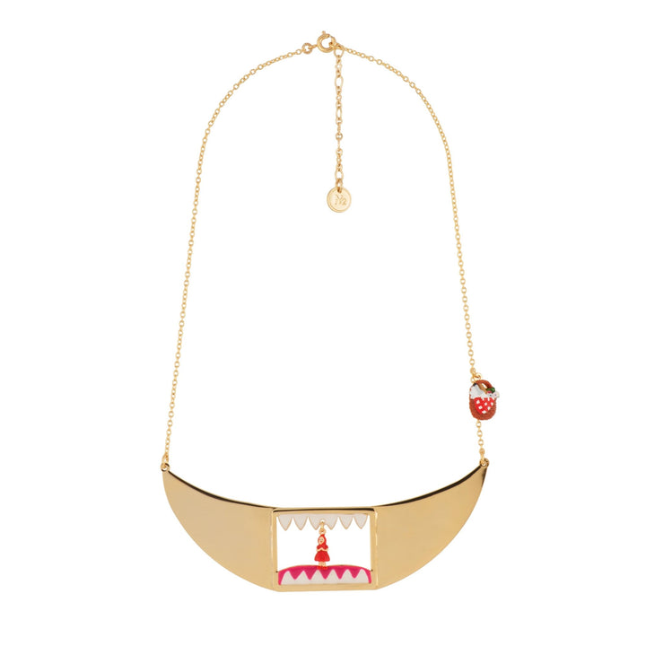 Promenons Nous Little Red Riding Hood In Wolf'S Mouth Necklace | AECR3011 - Les Nereides