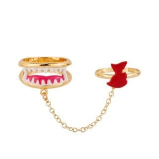 Promenons Nous Wolf Mouth & Little Red Riding Hood Rings | AECR608/12 - Les Nereides