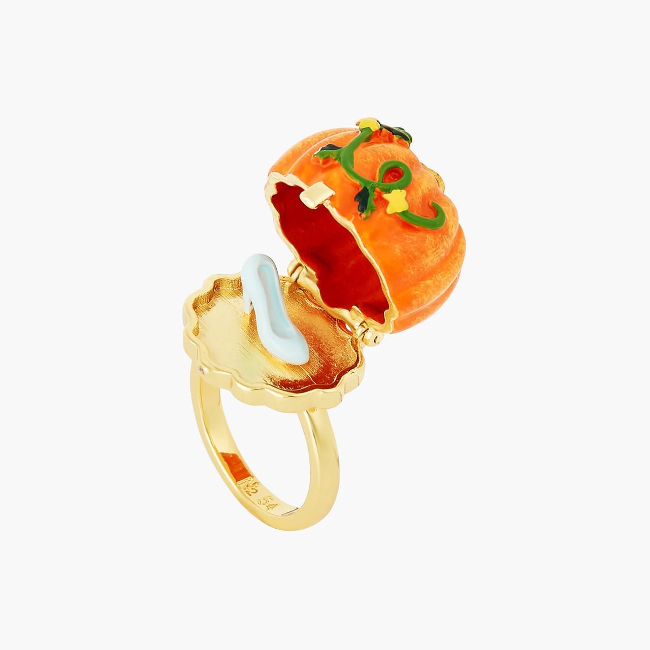 Pumkpin And Slipper Secret Ring | AOCE6021 - Les Nereides