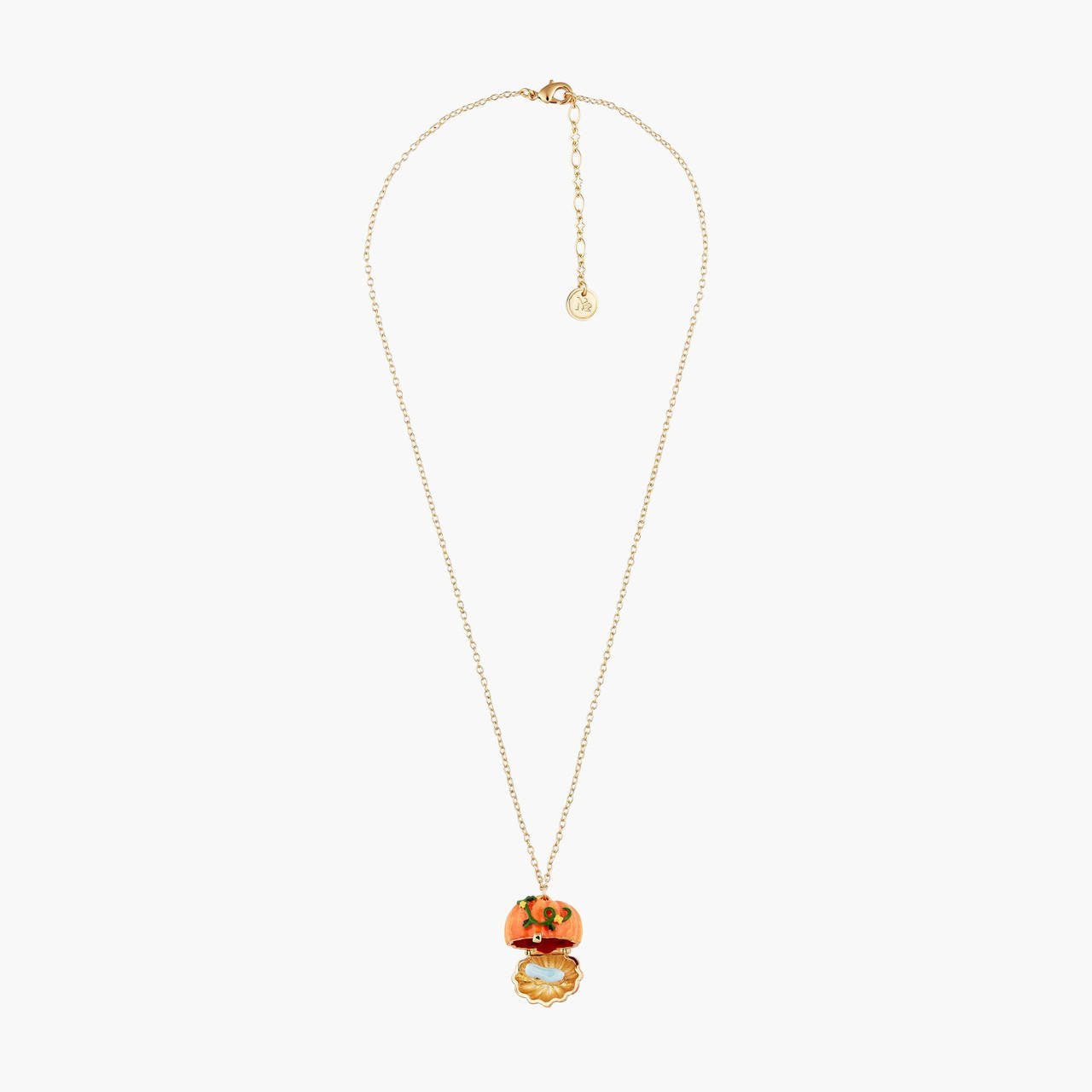 Pumpkin And Slipper Secret Necklace | AOCE3011 - Les Nereides