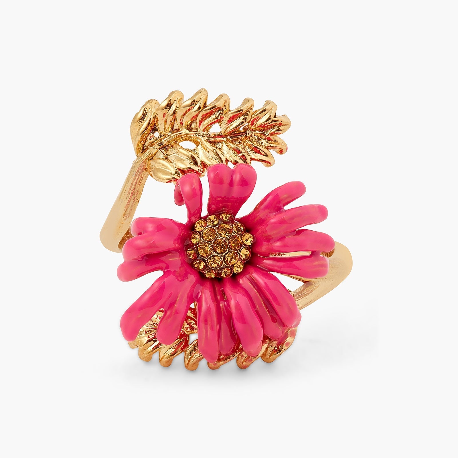 Purple Coneflower Adjustable Ring | ATFI6011 - Les Nereides