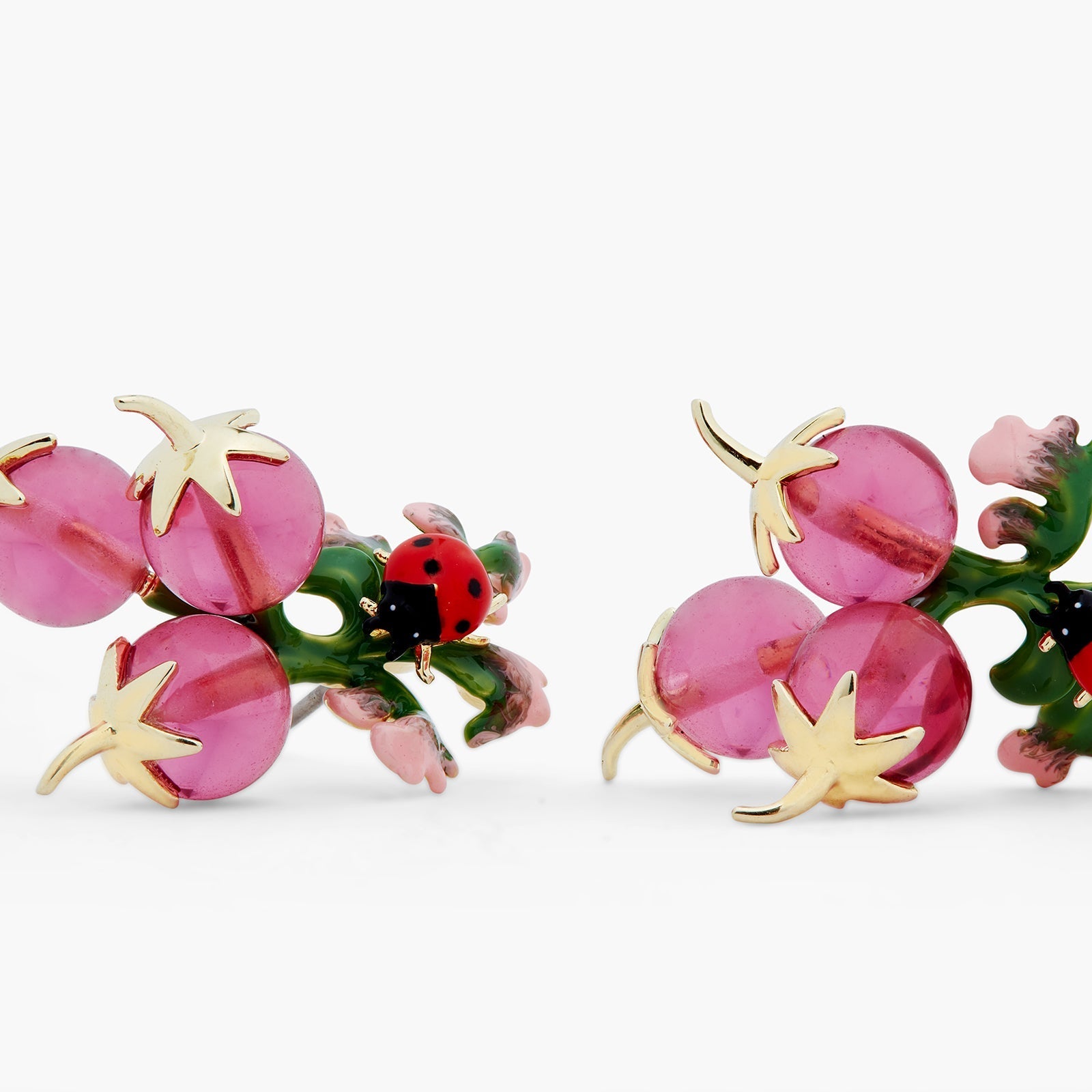Radish And Ladybird Earrings | ASPO1071 - Les Nereides