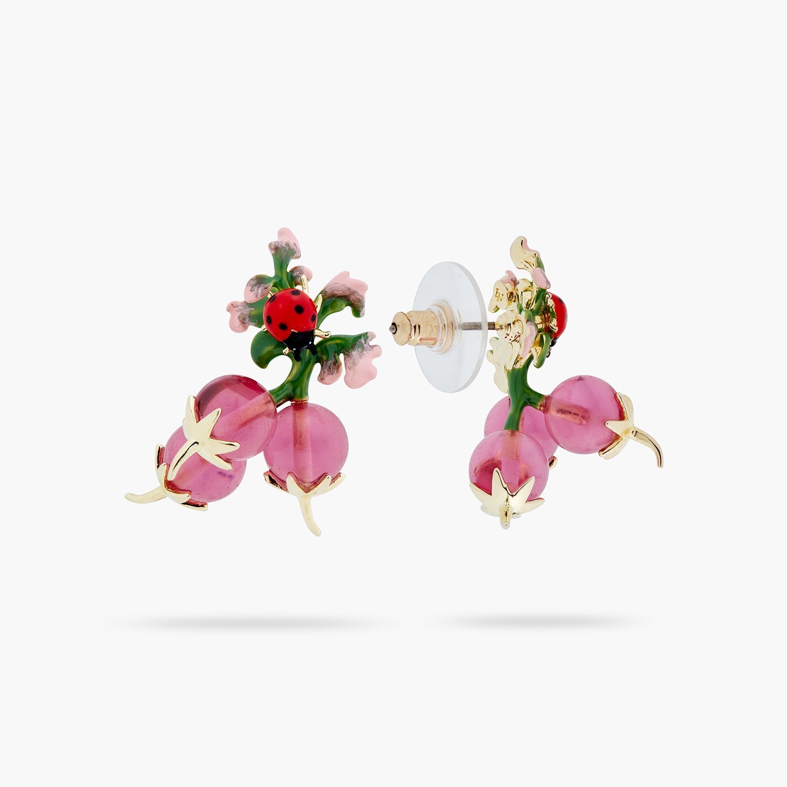 Radish And Ladybird Earrings | ASPO1071 - Les Nereides