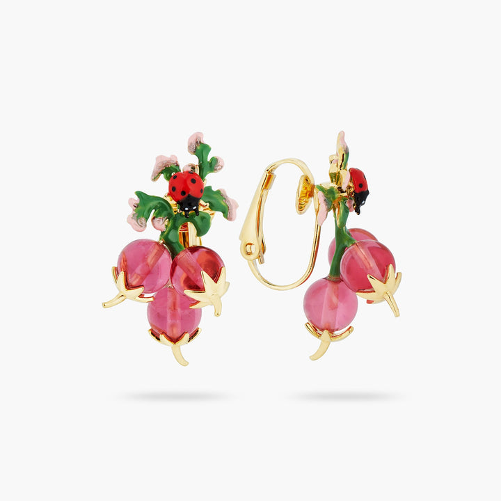 Radish And Ladybird Earrings | ASPO1071 - Les Nereides