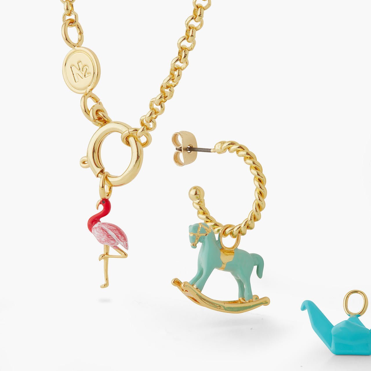 Rocking horse charm | AQCH4081 - Les Nereides