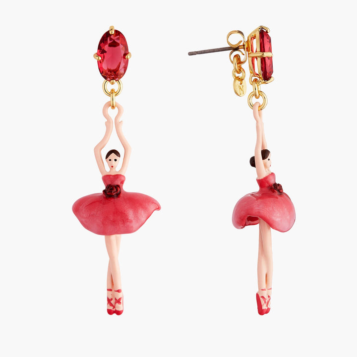 Rose Bud Ballerina Earrings | AMDD1151 - Les Nereides