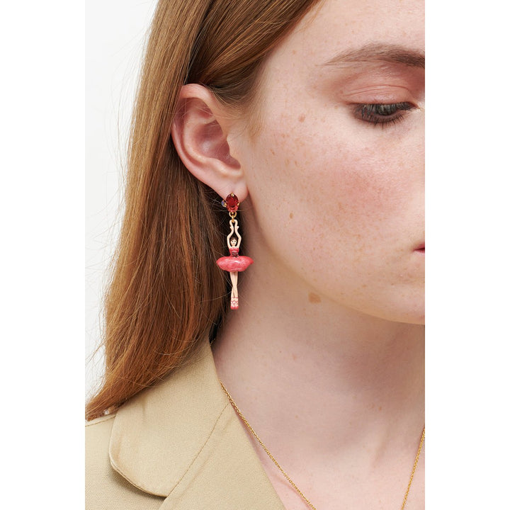 Rose Bud Ballerina Earrings | AMDD1151 - Les Nereides