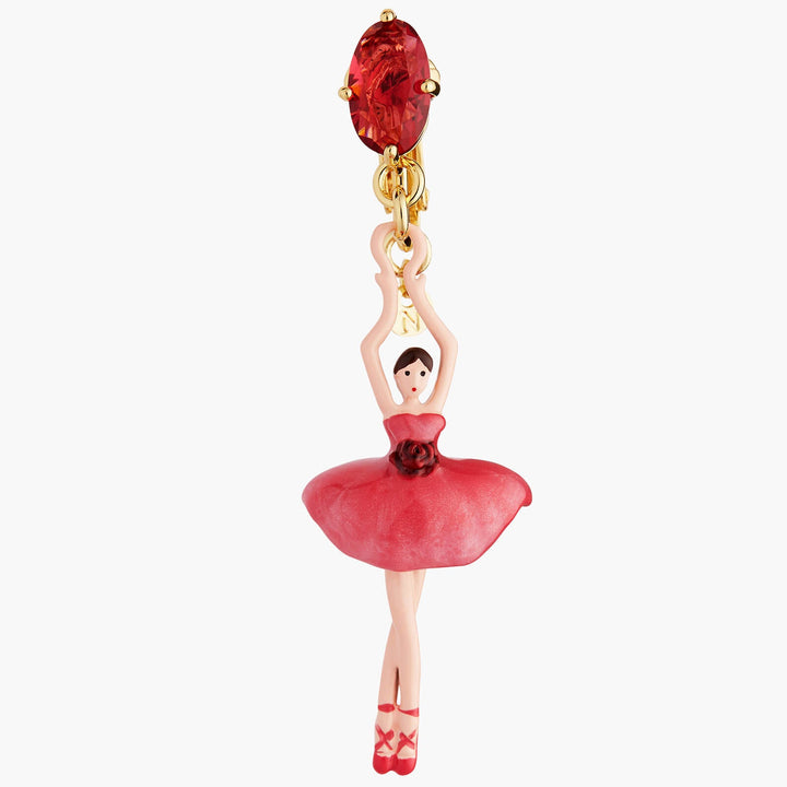 Rose Bud Ballerina Earrings | AMDD1151 - Les Nereides