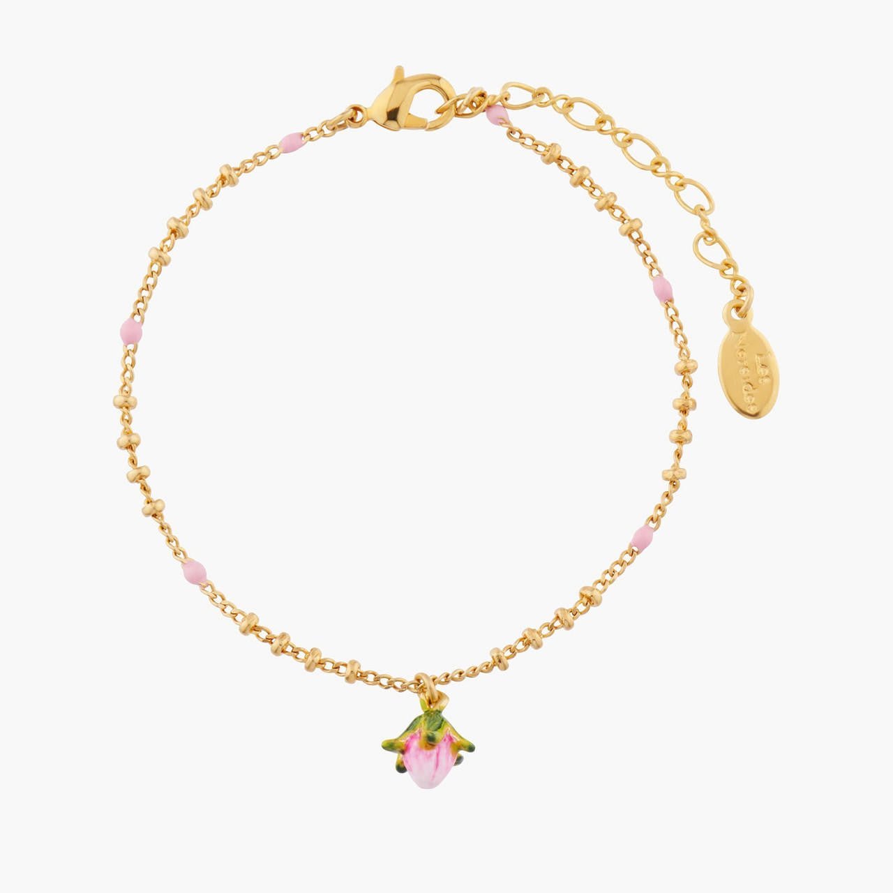 Rose Bud Charms Bracelet | AMSO2131 - Les Nereides