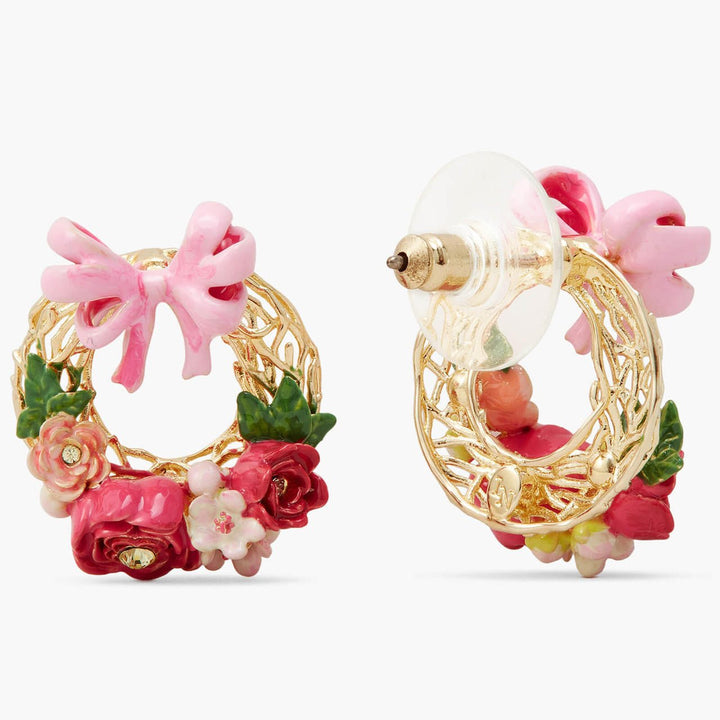 Rose Crown And Bow Earrings | APIP1051 - Les Nereides