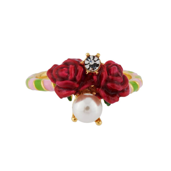Roses And Pearl Rings | AHPV605/11 - Les Nereides